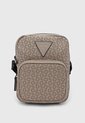 Bolso Manos Libres GUESS Warner Taupe de Guess