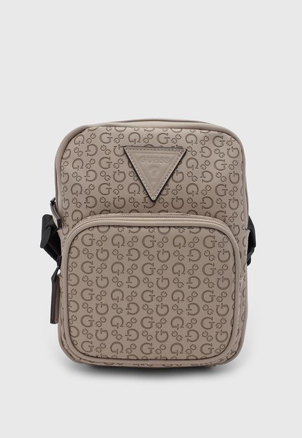 Bolso Manos Libres GUESS Warner Taupe
