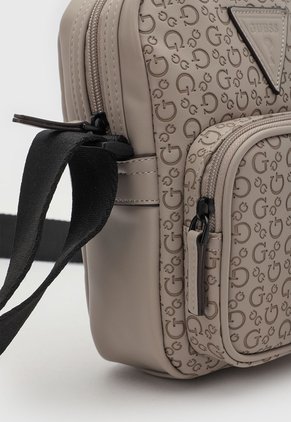 Bolso Manos Libres GUESS Warner Taupe