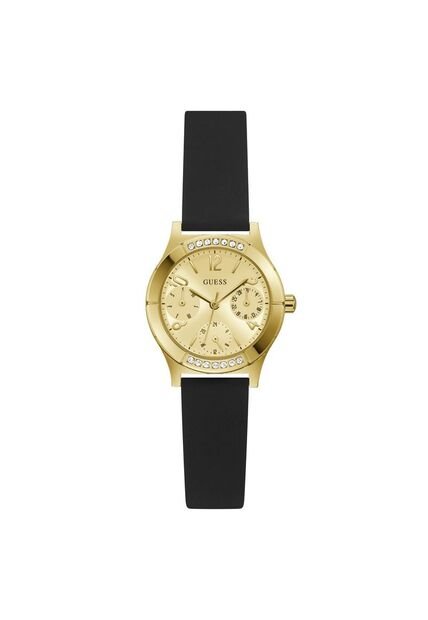 Reloj Guess Mujer Piper. Silicona Negro GW0451L1