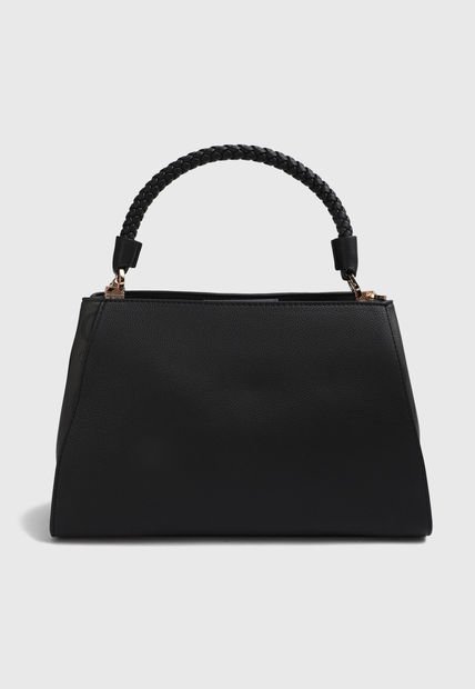 Bolso Negro-Gris Oscuro-Dorado GUESS