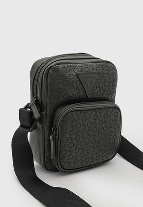 Bolso Manos Libres GUESS Warner Verde Militar