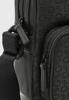 Bolso Manos Libres GUESS Warner Verde Militar