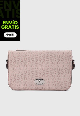 Bolso Manos Libres GUESS Burnaby Mini Rosa Guess