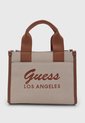 Bolso GUESS Jackie Mini Beige de Guess