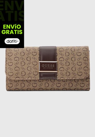 Billetera GUESS Isabella SLG Slim Café Guess