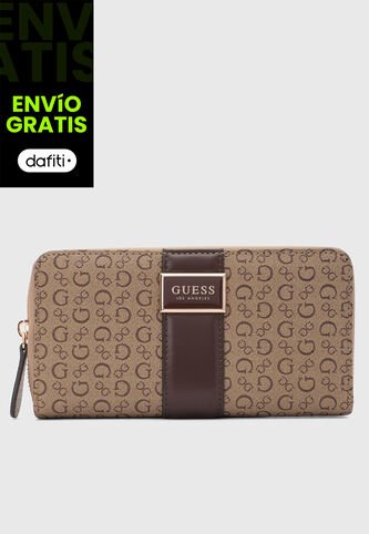 Billetera GUESS Isabella SLG Café Guess