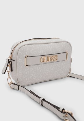 Bolso Manos Libres GUESS Danica Mini Gris Claro