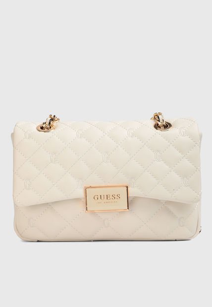Bolso Marfil-Dorado GUESS
