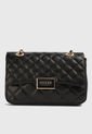 Bolso Negro-Dorado GUESS de Guess