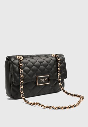 Bolso Negro-Dorado GUESS