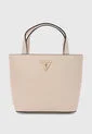 Bolso GUESS Wells Mini Beige de Guess