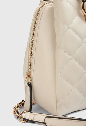 Bolso Marfil-Dorado GUESS