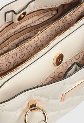 Bolso Marfil-Dorado GUESS