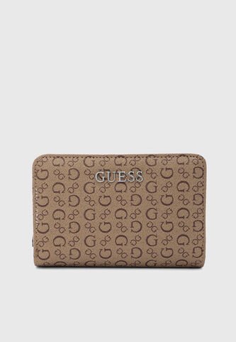 Billetera GUESS Remy SLG Café Guess