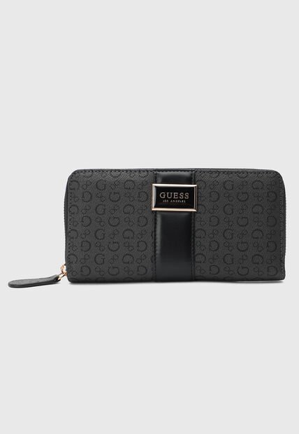 Billetera GUESS Isabella SLG Gris Oscuro