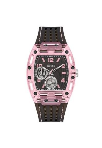 Reloj Guess Hombre Sporting Pink. Silicona Negro GW0032G3 Guess