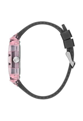 Reloj Guess Hombre Sporting Pink. Silicona Negro GW0032G3