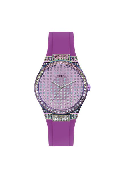 Relojes Guess Mujer RADIANCE. Silicona Morado GW0482L2