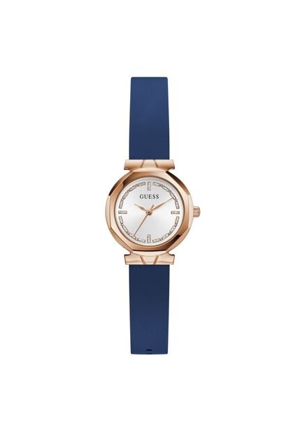 Reloj Guess Mujer Mini Rumour. Silicona Azul GW0928L3