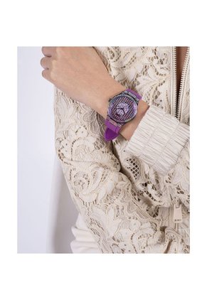 Relojes Guess Mujer RADIANCE. Silicona Morado GW0482L2