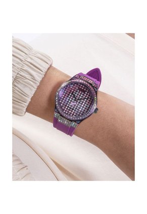Relojes Guess Mujer RADIANCE. Silicona Morado GW0482L2
