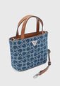 Bolso GUESS Wells Mini Índigo Azul de Guess