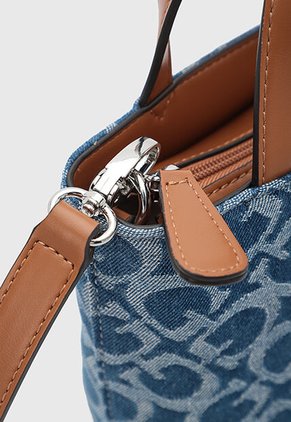 Bolso GUESS Wells Mini Índigo Azul