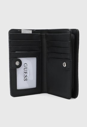 Billetera GUESS Spring Hill SLG Negro