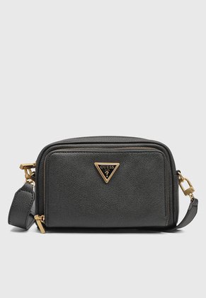 Bolso Manos Libres Negro-Bronce GUESS Cosette