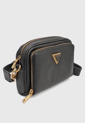 Bolso Manos Libres Negro-Bronce GUESS Cosette