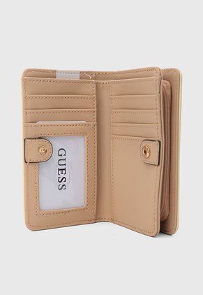 Billetera GUESS Spring Hill SLG Beige