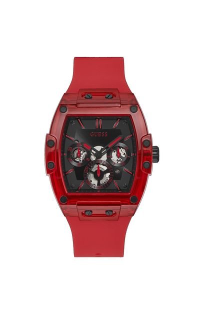Reloj Guess Phoenix GW0203G5 - Rojo