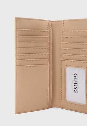 Billetera GUESS Remy SLG Slim Beige