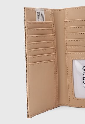 Billetera GUESS Isabella SLG Slim Café