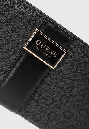 Billetera GUESS Isabella SLG Gris Oscuro