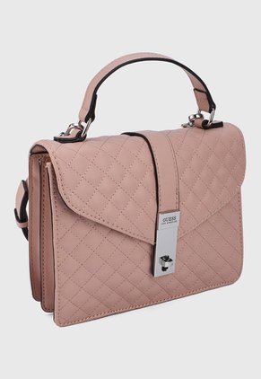 Bolso Palo Rosa-Negro GUESS