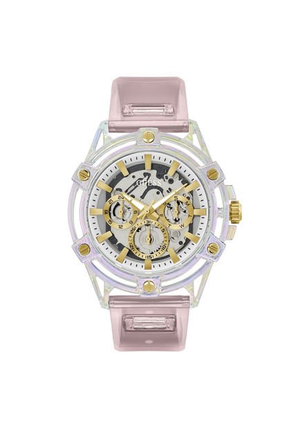 Relojes Guess Hombre KING. Poliuretano Rosado GW0806G4