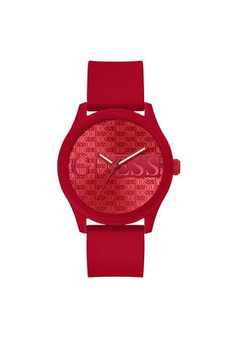 Relojes Guess Hombre Reputation. Silicona Rojo GW0780G2 Guess