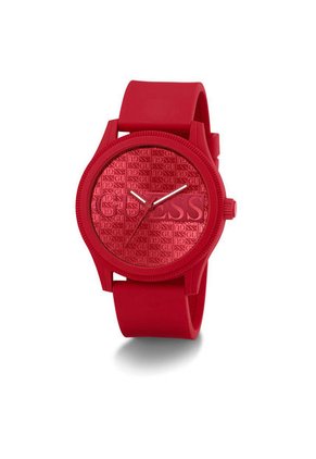 Relojes Guess Hombre Reputation. Silicona Rojo GW0780G2