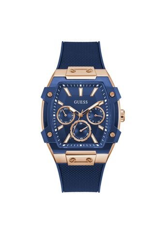 Reloj Guess Hombre Phoenix. Silicona Azul GW0956G4 Guess