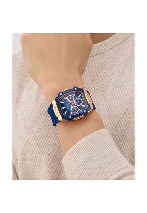 Reloj Guess Hombre Phoenix. Silicona Azul GW0956G4