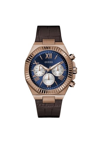 Reloj Guess Hombre Equity. Cuero Marrón GW0791G4 Guess