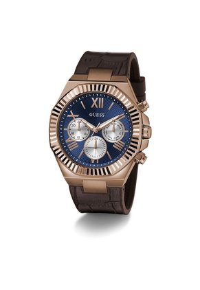 Reloj Guess Hombre Equity. Cuero Marrón GW0791G4