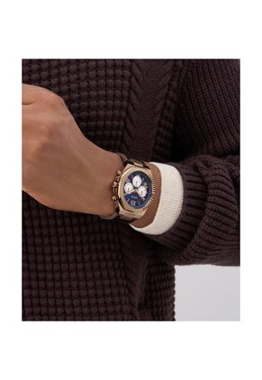 Reloj Guess Hombre Equity. Cuero Marrón GW0791G4