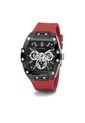 Reloj Guess Hombre Phoenix. Silicona Rojo GW0203G4 de Guess