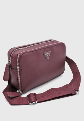 Bolso Manos Libres GUESS Viviette Mini Vinotinto