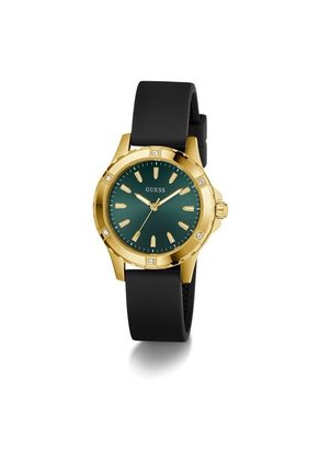 Reloj Guess Mujer Mist. Silicona Negro GW0949L2
