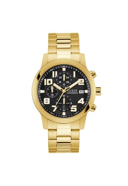 Relojes Guess Hombre Atticus. Acero Inoxidable Dorado GW0917G2