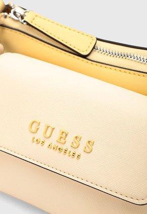 Bolso Manos Libres GUESS Abbie Mini Amarillo